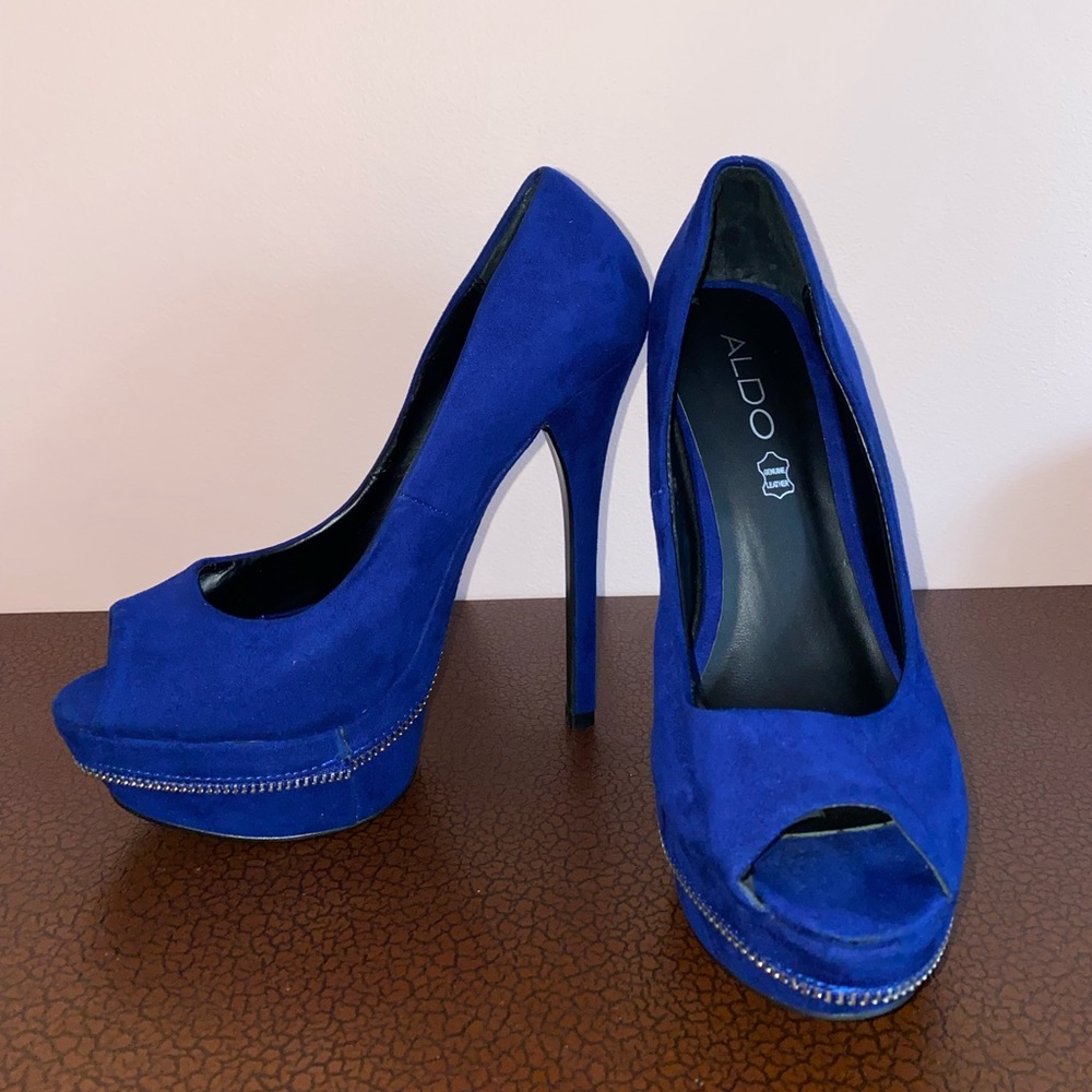 Aldo Cobalt blue heels